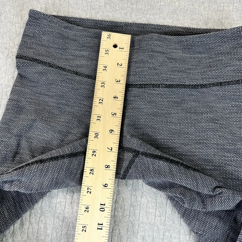 Lululemon yoga Leggings Womens Size 26 gray Bird's eye workout fitness Gym Pants